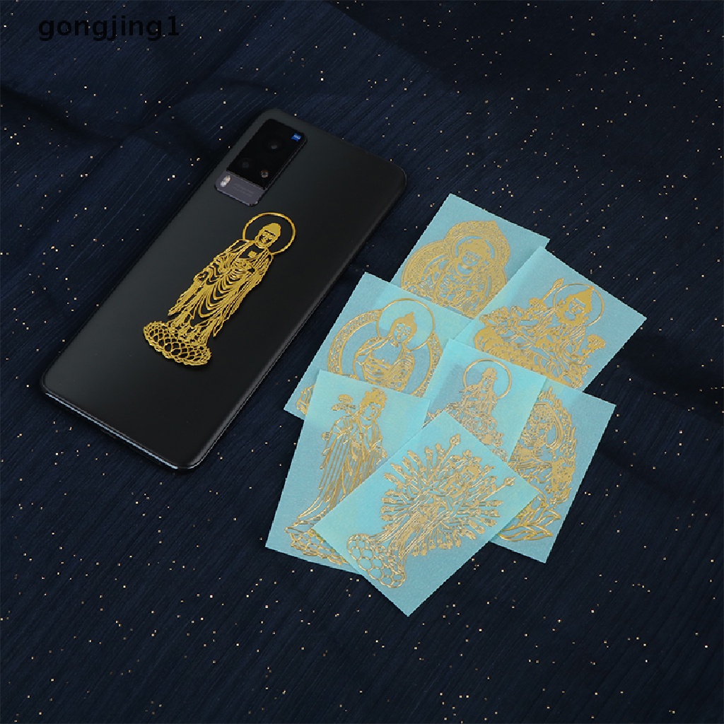 Ggg Thailand Buddha Sembunyikan Wajah Dan Nana Stiker Metal Decal Untuk Hp Mobil Laptop Tablet Skateboard ID