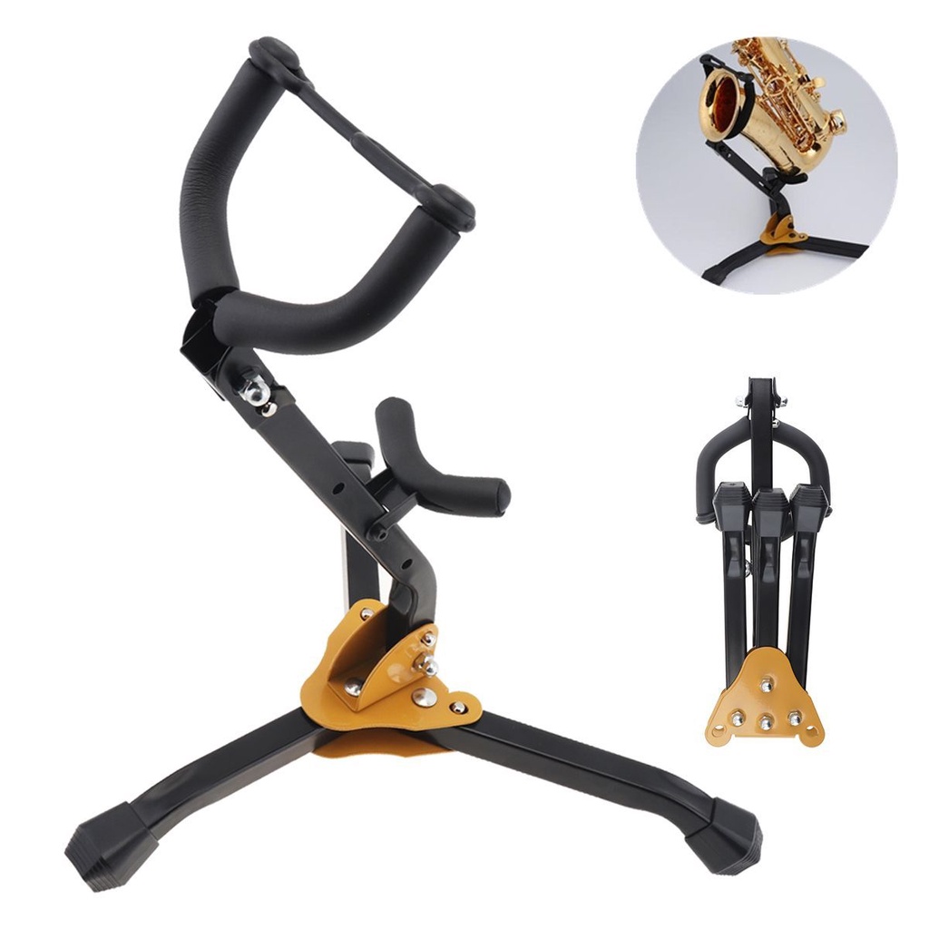 Tripod Holder Foldable Alto Tenor Saxophone Stand Sax Aksesoris Instrumen