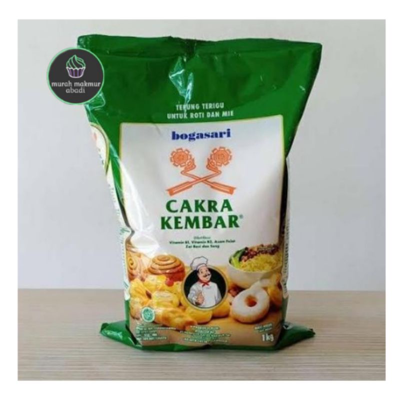 

TEPUNG TERIGU CAKRA KEMBAR BOGASARI 1KG