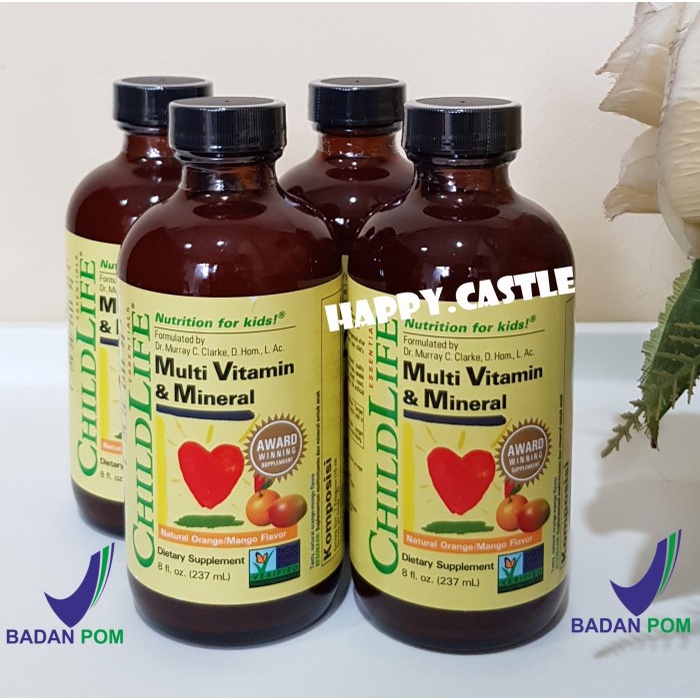CHILDLIFE MULTI VITAMIN & MINERAL / childlife multivitamin child life