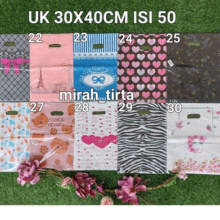 

ペ ❤TER❤30x40cmKantong kresek plong motif olshop online shop 30x40 . Kresek baju distro . kantung olshop Hot Sale