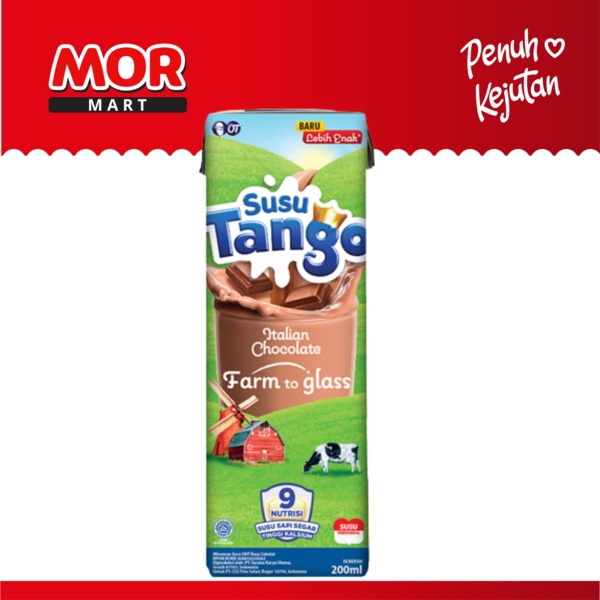 

TANGO DRINK Susu Sapi Segar UHT #JADIJUARA 200 ml - Chocolate