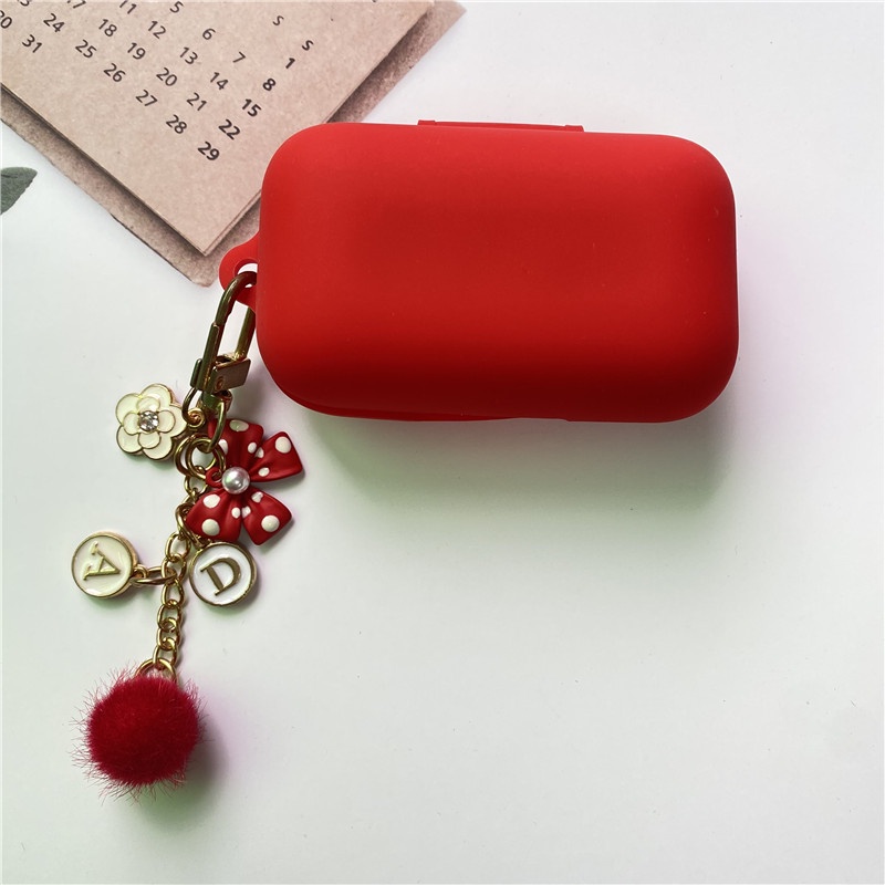 Untuk Haylou t15 Case Lucu Keyring Melindungi Earphone Cover Untuk Haylou t15 Silikon Hearphone Aksesoris Kotak Fundas