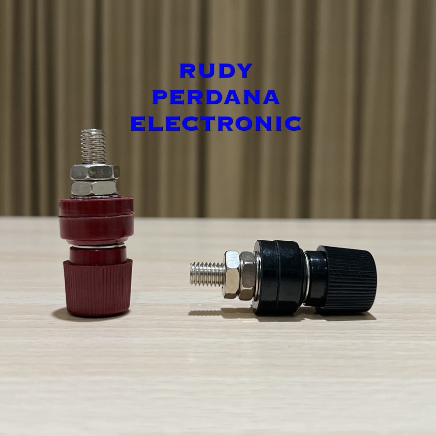 BINDING POST SOCKET SOKET BANANA BESAR M8 8MM 8 MM JS-555