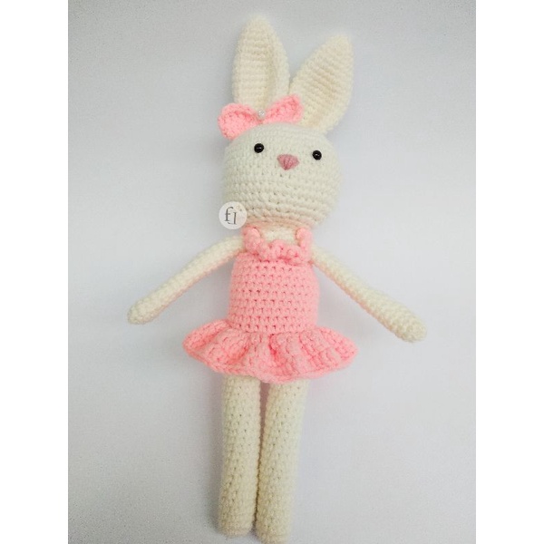 Boneka Kelinci Rajut | Bunny Doll | Rabbit Crochet Doll | Crochet Doll