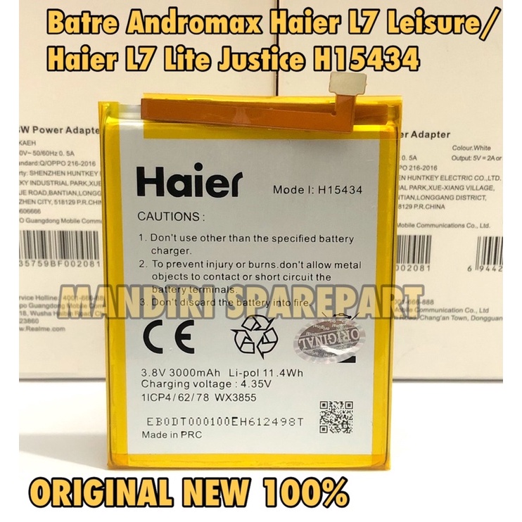 Baterai Batre Andromax Haier L7 Leisure Batre Haier L7 Lite Justice League H15434