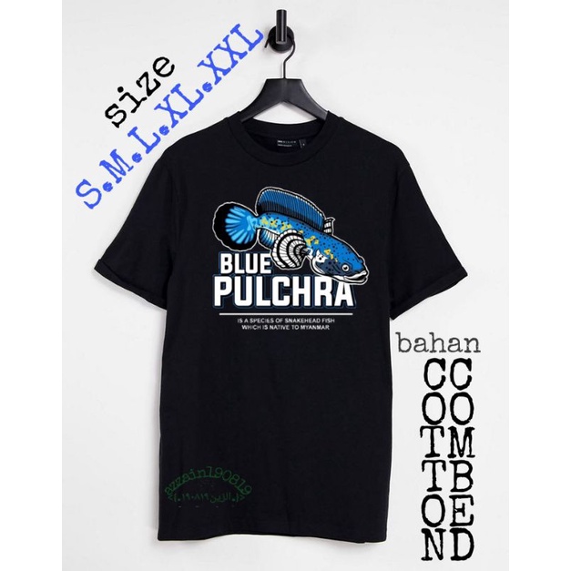 kaos anak channa blue pulchra/snakehead/andrao/stewarti/limbata/auranti/maru/pulchra/barca/marulioid