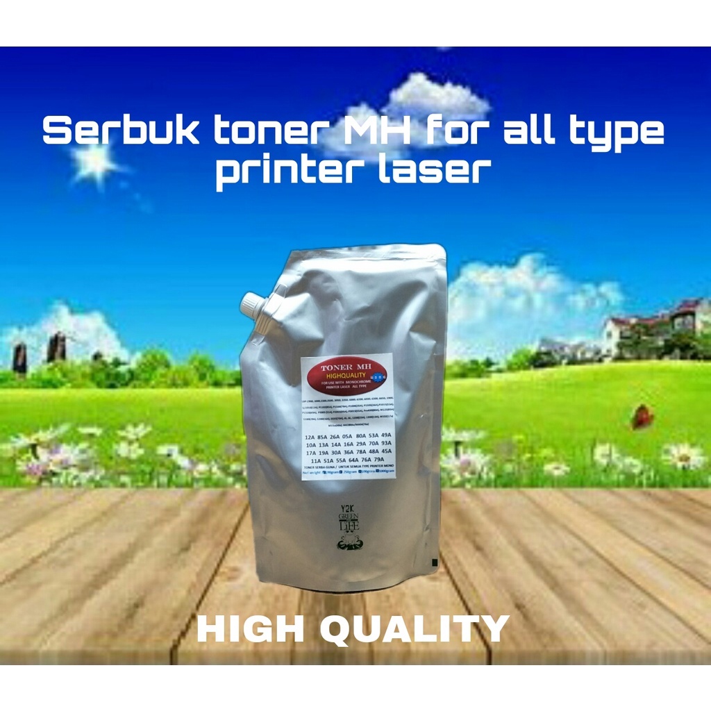 Serbuk Toner Refill MH All Mono 93A 80A 79A 76A 70A 64A 55A 53A 49A 48A 45A 35A M706 M4555 P1566 M525 P2015 5100 M102 M715