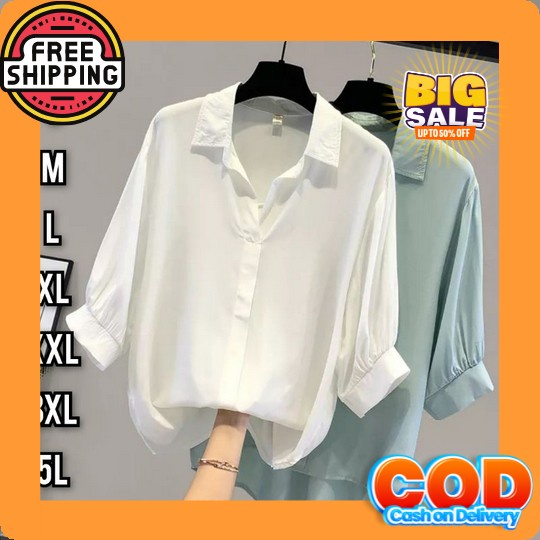 Blouse Wanita Korea Style Panjang Murah Daily Blouse Mesya Rempel Ball Blouse Korea - Blouse Crop - 