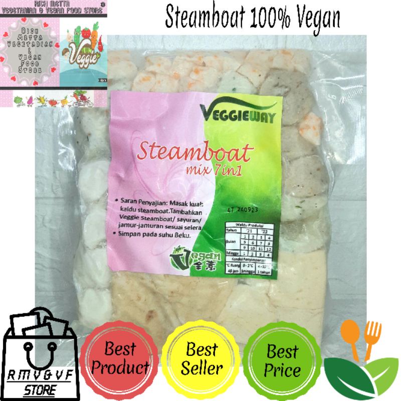 

Veggie Way Steamboat 7 in 1 / Shabu-Shabu Nabati Vegetarian Vegan Frozen Food