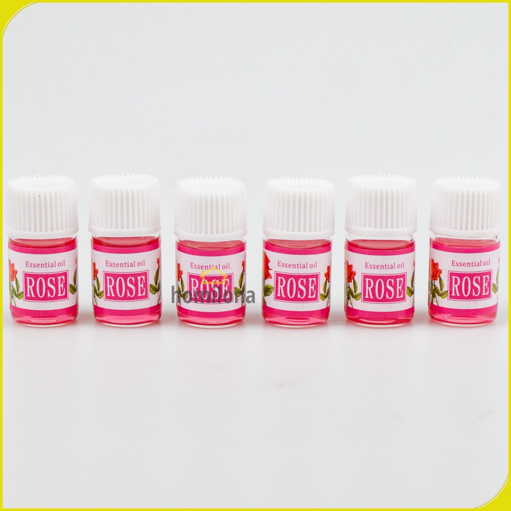 Taffware HUMI Essential Oils Minyak Aromatherapy Diffusers 3ml Rose 6 PCS 26461