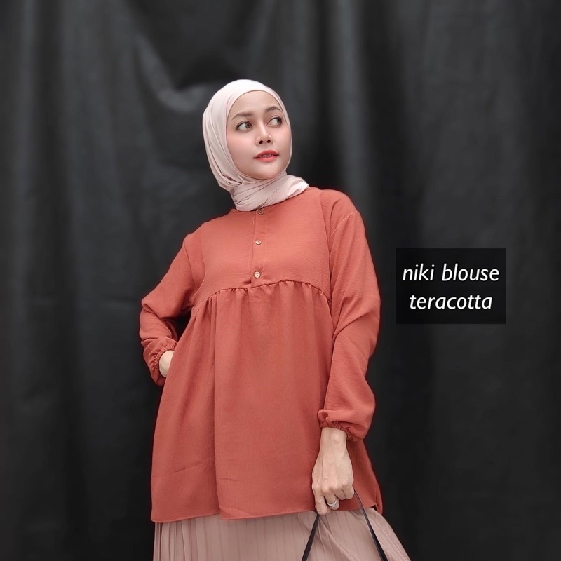 NIKI BLOUSE // ATASAN BLOUSE WANITA