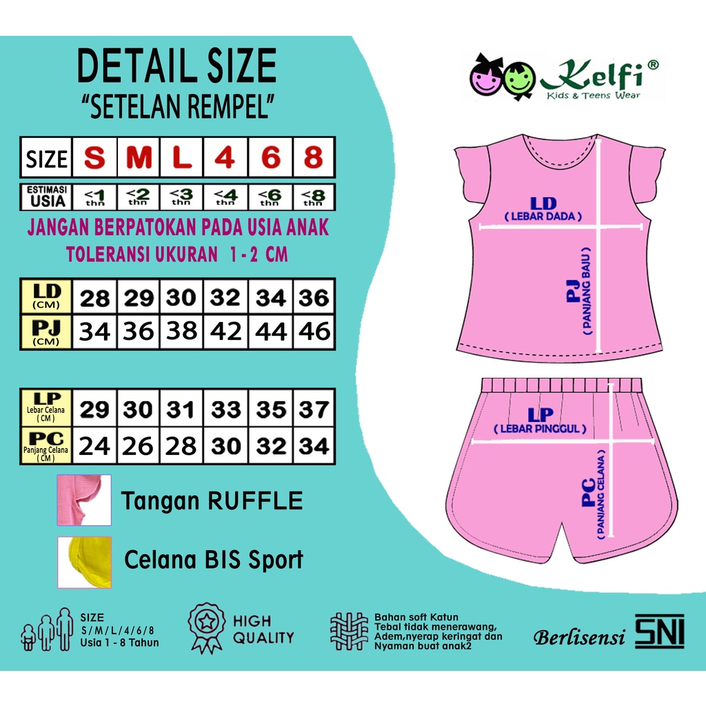 PROMO 10.10 KELFI SETELAN KNIT SPORT/ SET BAJU KNIT ANAK CEWEK USIA 1- 8 TH &quot;JINNI EDITION&quot;