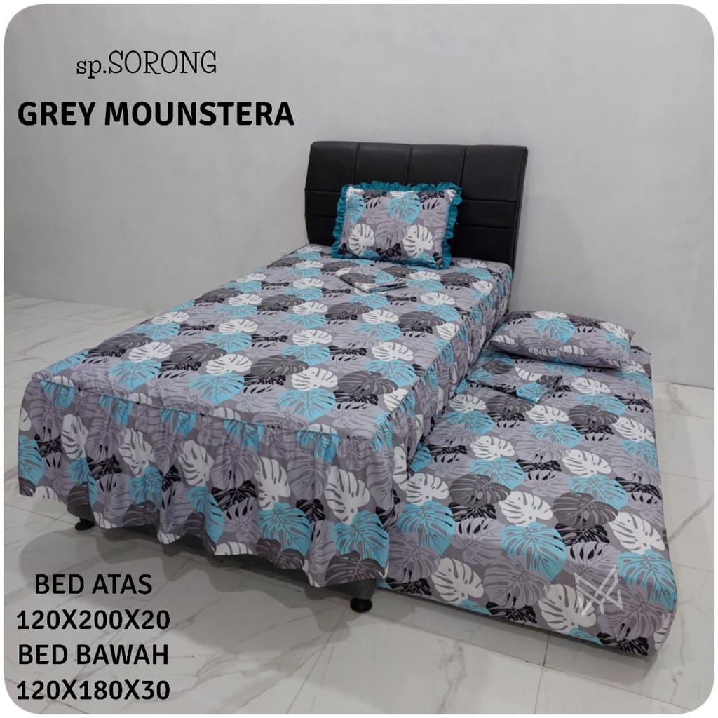 Sprei Sorong Abstrak Plant Monstera Sprei Sorong Abstrak Tumbuhan Sprei Sorong Daun Sorong Abstrak P