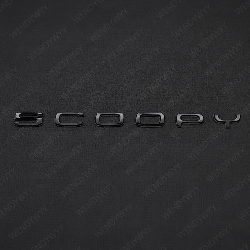 2pcs 1set Stiker 3D Soft PNP Emblem Honda Scoopy Deluxe Multicolor Untuk Dekorasi Motor Kiri Kanan