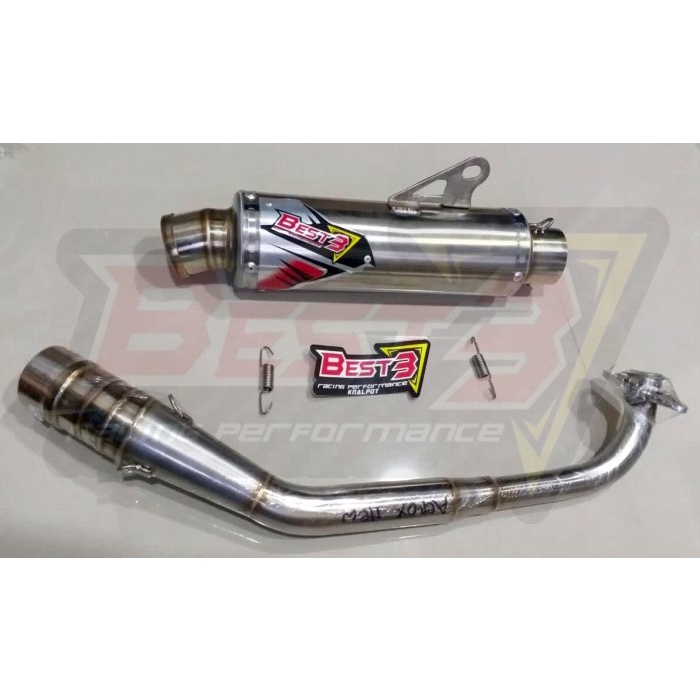 Knalpot Best3 Aerox NEW Y Connected