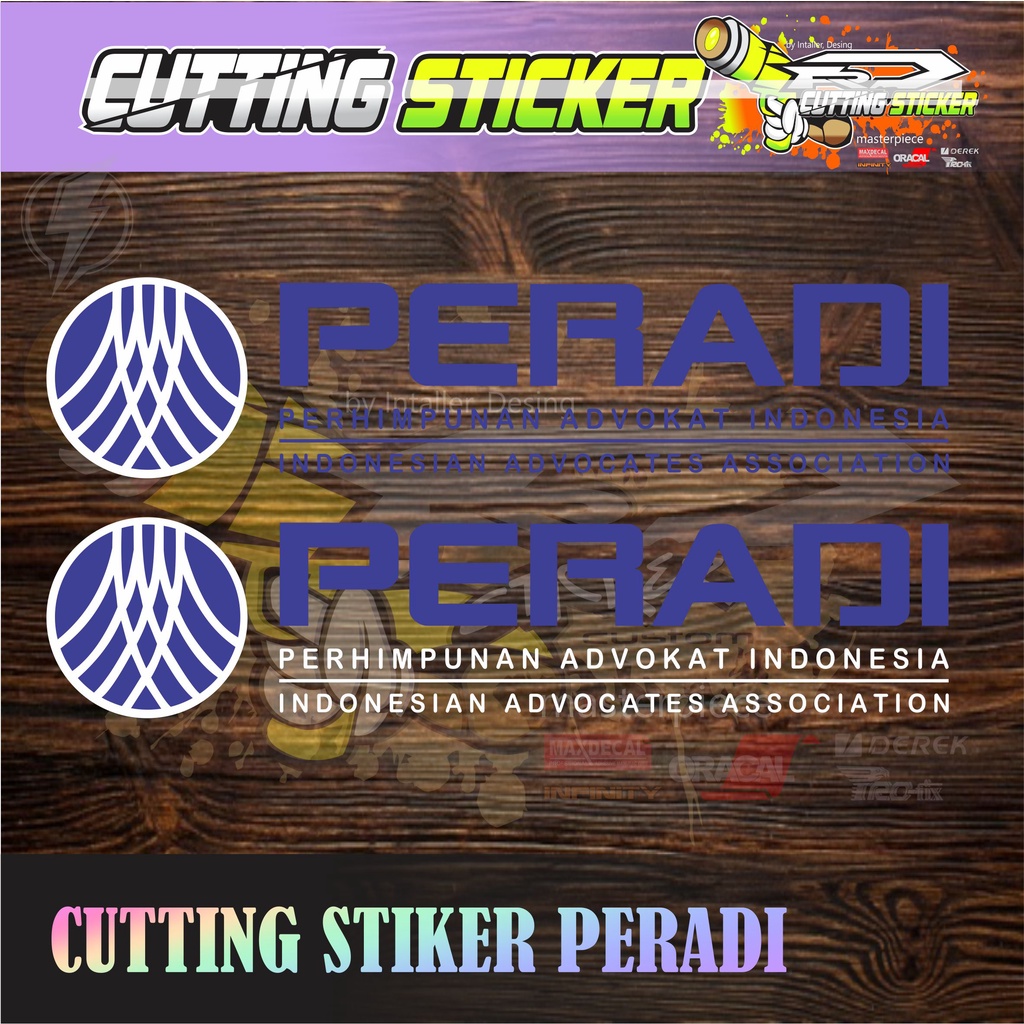 CUTTING STIKER PERADI ADVOKAT INDONESIA