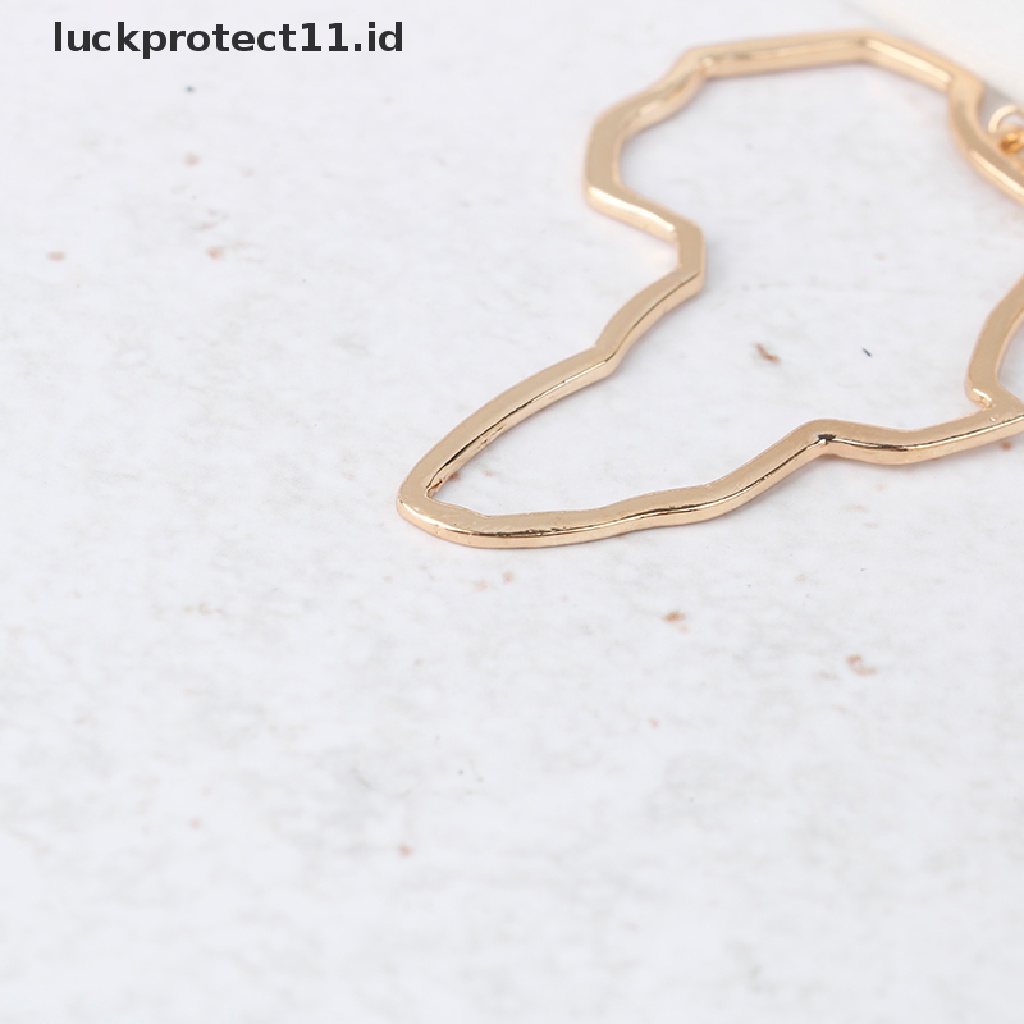 /Fashion Hot// Fashion// Lucu Paduan Peta Afrika Etnik Afrocentric Tribal Hook Drop Earrings Hadiah.