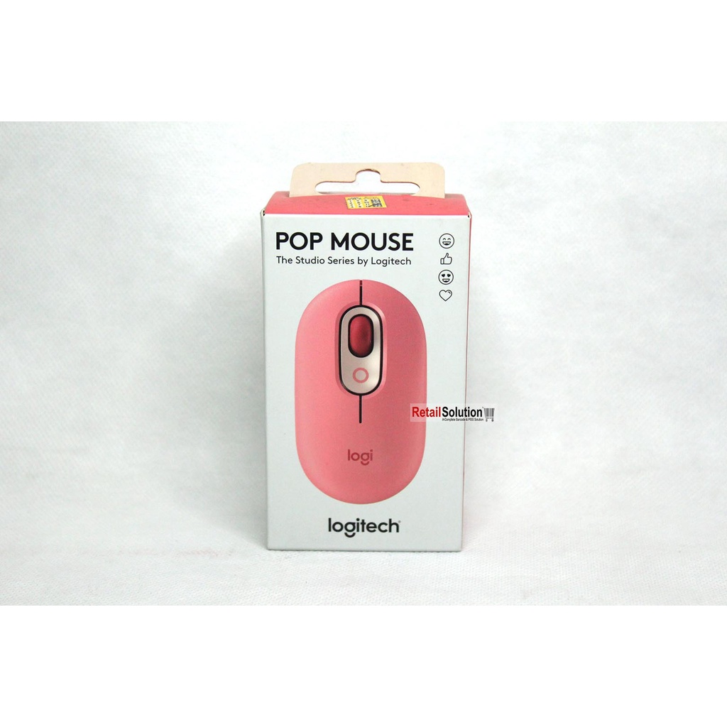 Mouse Wireless Bluetooth Silent - Logitech Pop Emoji Keys