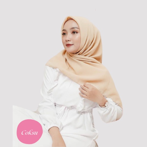 [ COD ] New 60+ Warna Daily Hijab Bella Square | Hijab Segi Empat Double Hycount | Hijab Segi Empat Bella Square-COKSU