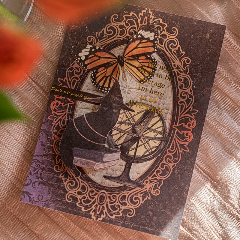 100 Lembar Kertas Latar Belakang Akun Tangan Ukuran Besar Dekorasi Scrapbook Dekorasi Vintage Untuk Alat Tulis Kerajinan Buku Harian DIY