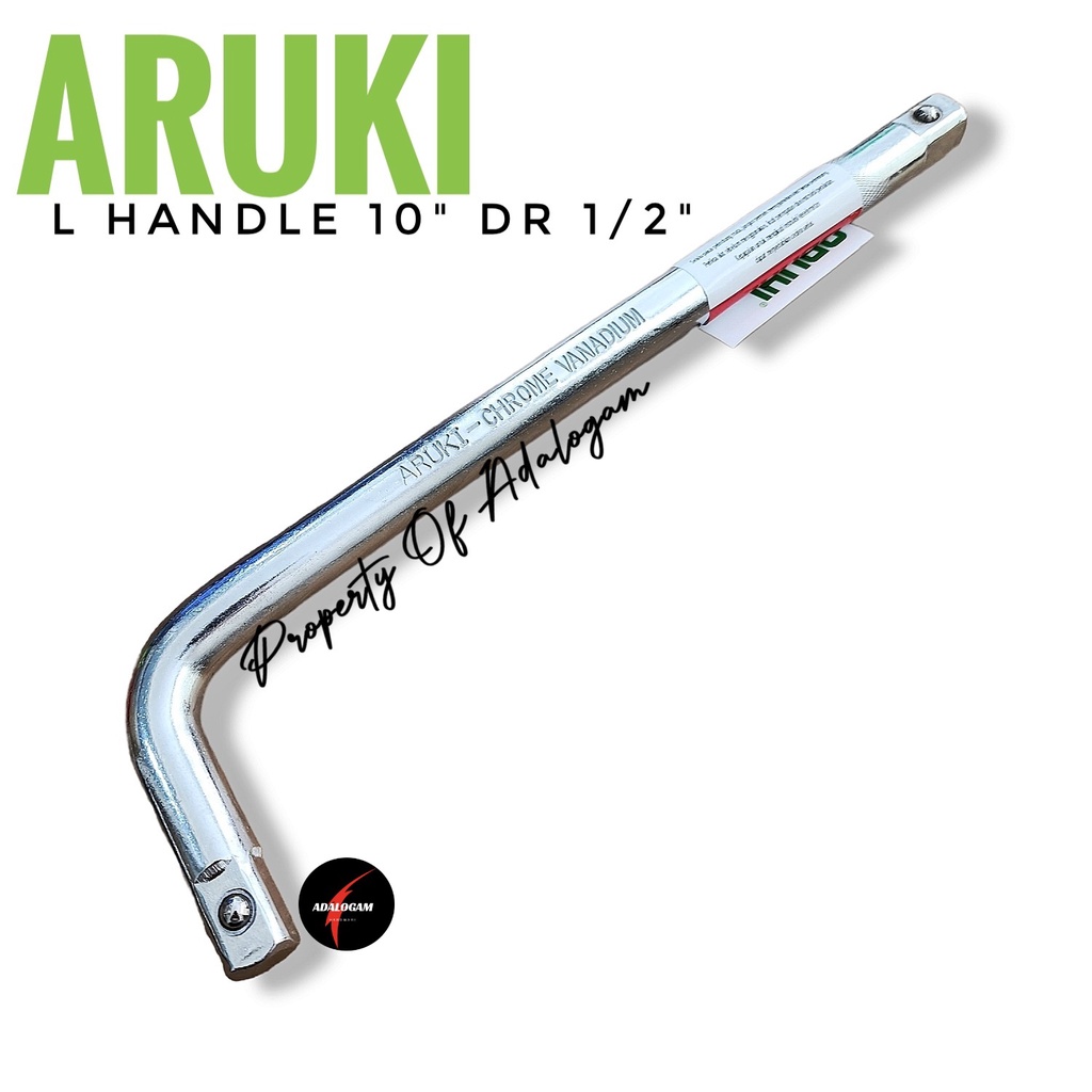 ARUKI / NO BRAND Gagang Kunci Shock L 10 Inch DR 1/2&quot; - Stang Sok L - L Handle Sock
