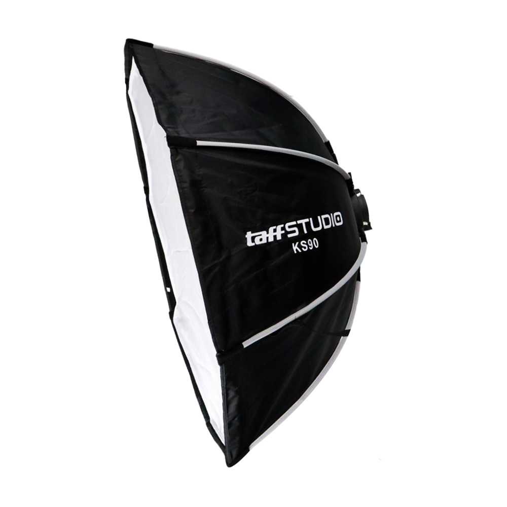 TaffSTUDIO Payung Studio Octagonal Softbox Reflektor Flash 90CM - KS90