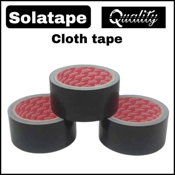 

Lakban Kain Hitam / Jilid Buku / Cloth Tape / Solatape