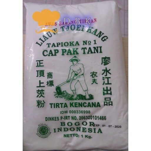 

sagu tani kang 1kg tapioka tepung singkong cap tani