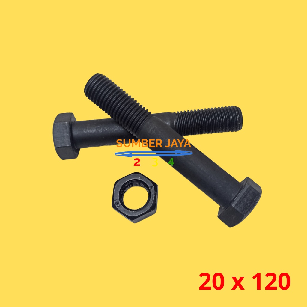 BAUT MUR BAJA 20 X 120 HITAM PER 1 PCS