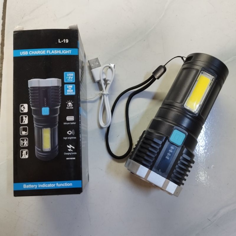 senter 4 mata dan cob led