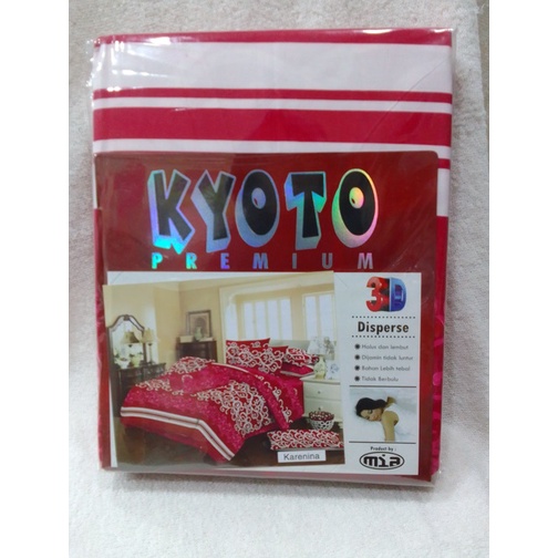 Sprei Kyoto Ukuran 180x200 / Sprei Kyoto Murah / Sprei Murah / Sprei Dewasa / Sprei Motif Bunga