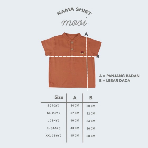 MOOI - Rama Shirt Kemeja Anak Laki-Laki