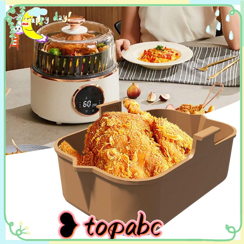 Top Air Fryer Silicone Pot Pengganti Memasak Reusable Baking Basket