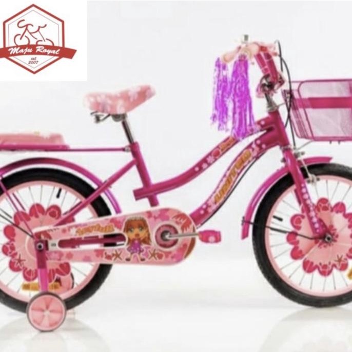 Sepeda Anak United Joyfull 16 Inch Keranjang Cewek New #Original