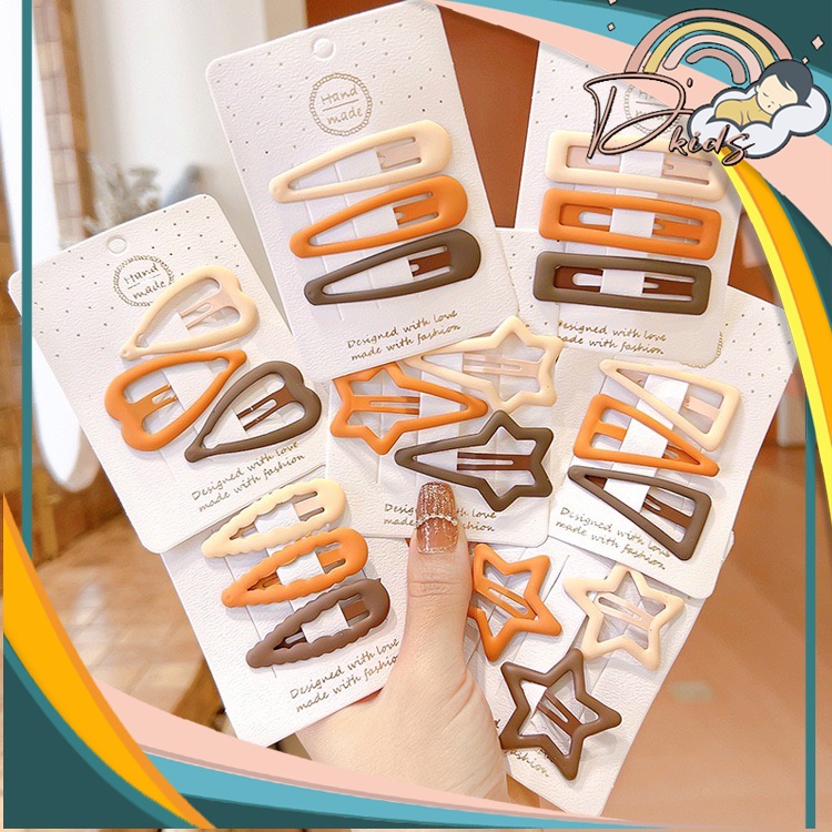 ❤️ 𝐃𝐤𝐢𝐝𝐬 ❤️ IR004 3 PCS Jepitan Rambut Anak Gemez Aksesoris Rambut Bintang Love