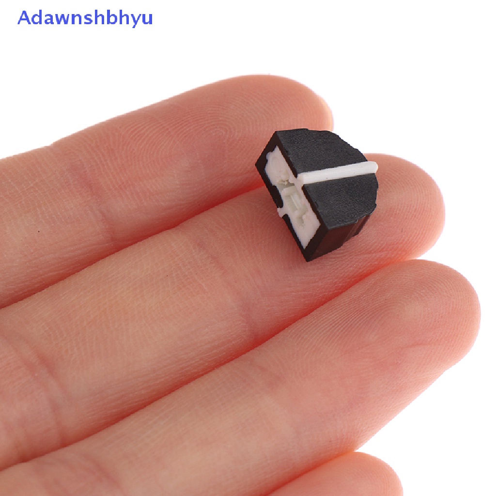 Adhyu 10pcs DBX2231 Equalizer Fader Cap 11MMX9MM Lubang 4MM Potensiometer Fader Knob Cap ID