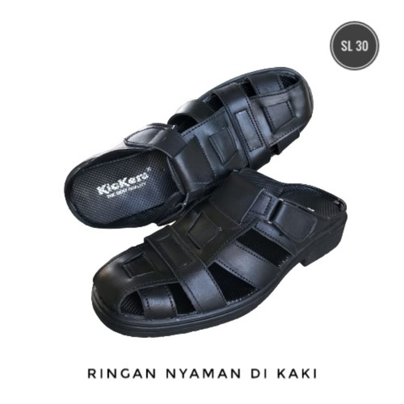 sepatu sandal pria/ selop kulit pria/ sandal sepatu santai