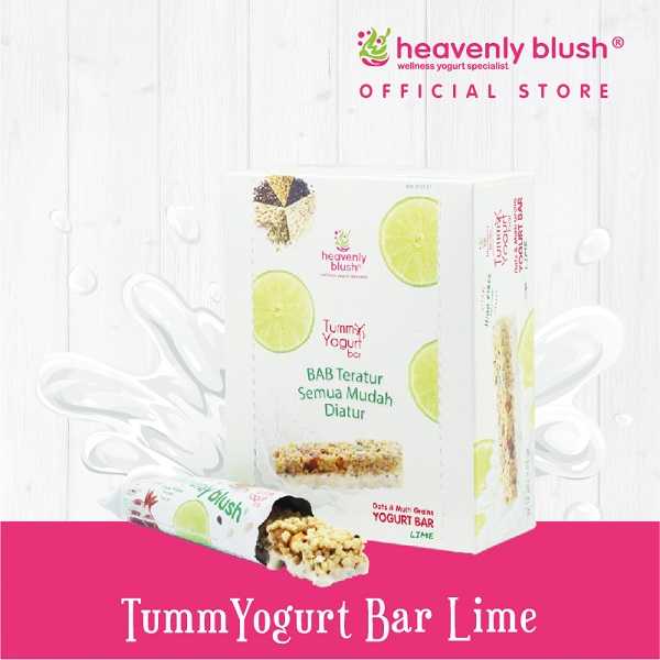 

Heavenly Blush Tummy Yogurt Bar Lime 12 Pcs