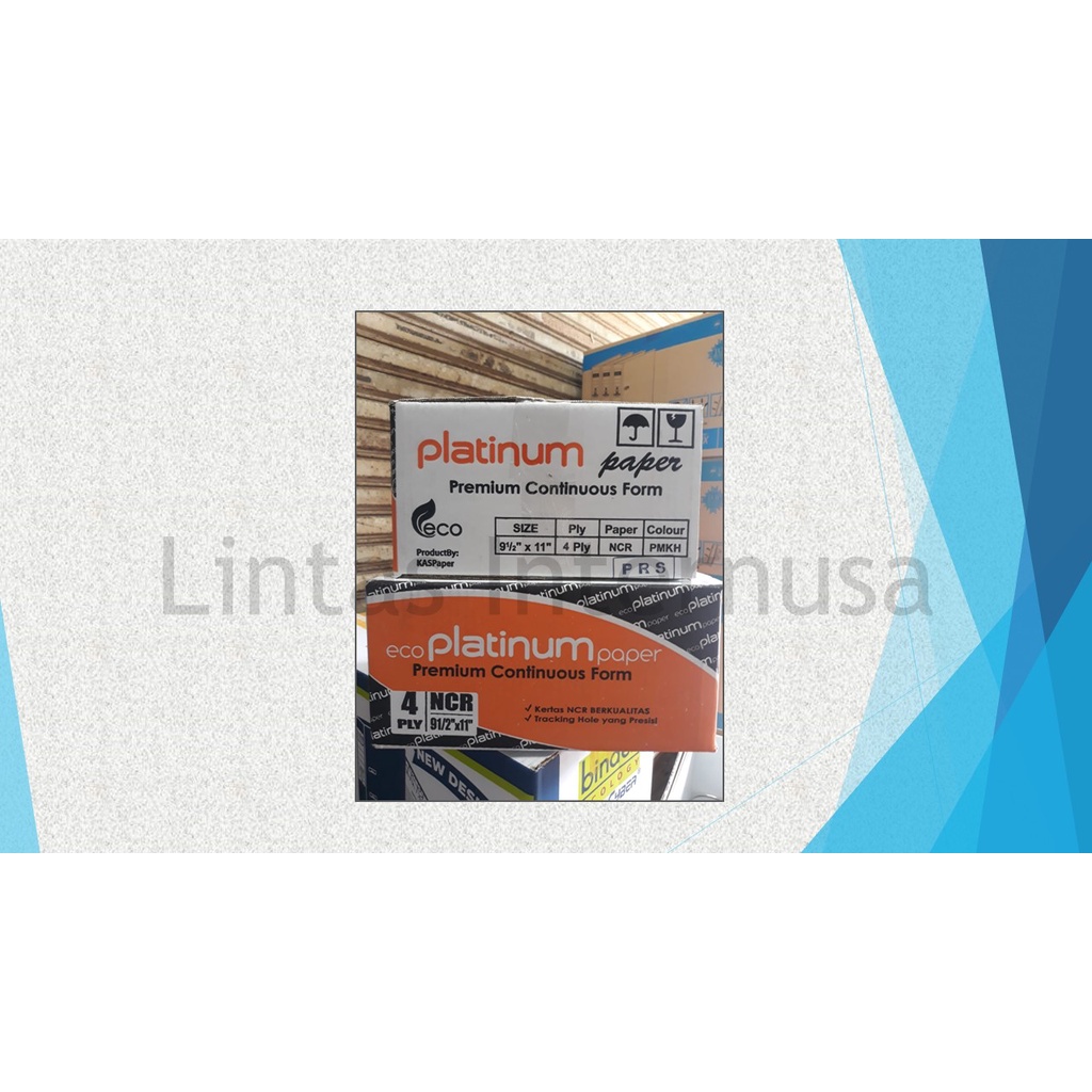 

Continuous Form Ukuran 9,5 Inch x 11/2 Inch, 4 Ply PRS ( bagi 2 ) NCR Merk Viken