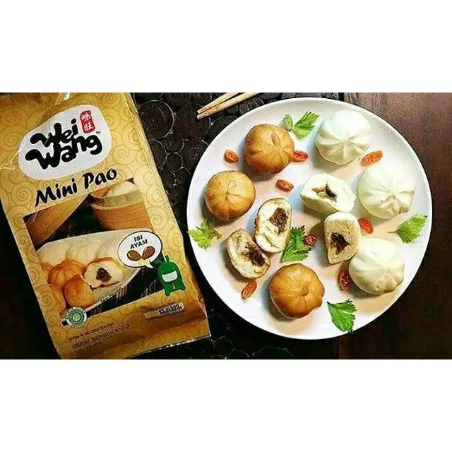 Wei Wang Mini Pao Mini Rasa Ayam isi 23 pcs