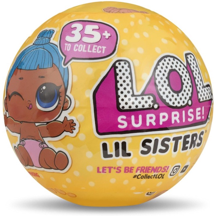 Ori Lol Surprise Lil Sisters Ball Series 3 Wave 2 Boneka Barbie Sister #Original