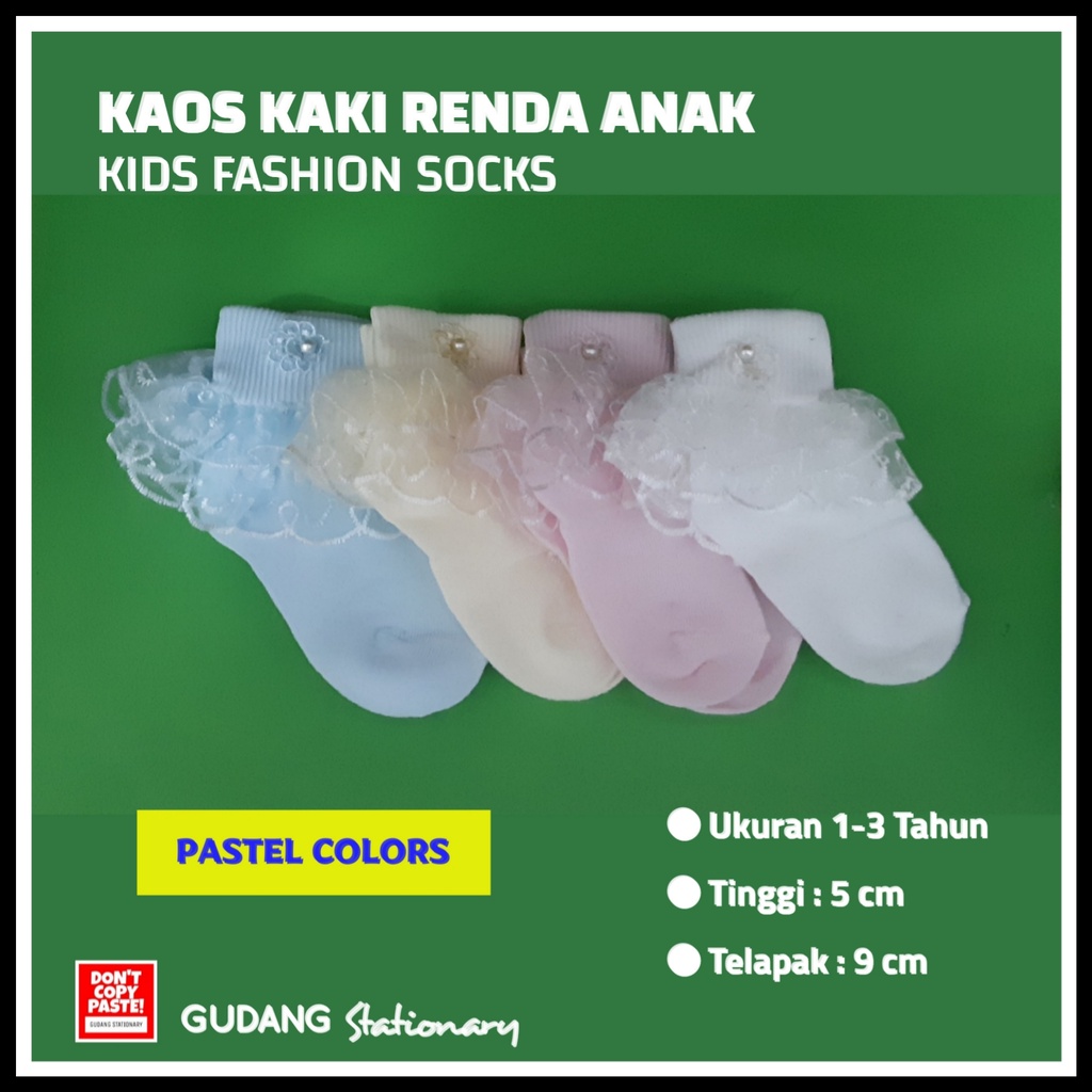 Kaos Kaki Renda Anak