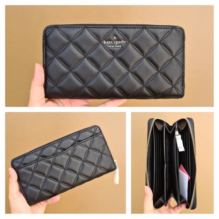 

!!!!!!] Katespade Natalia Long Zip Wallet black - New With Tag