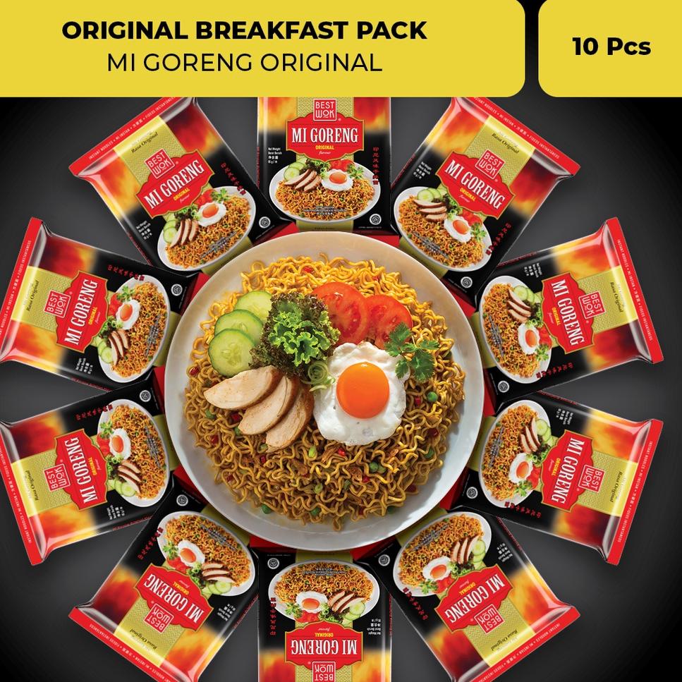 

✨MEGA ⚡ALE✨ Best Wok Mi Goreng Original Breakfast Pack (10 Pcs)