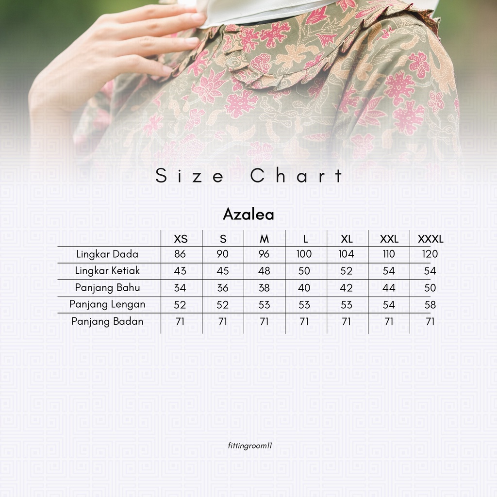 FITTINGROOM11 Blouse Batik - Azalea Blouse