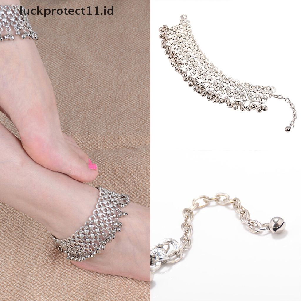 /Fashion Hot// Fashion// Mode Baru Seksi Perak Gelang Kaki Rantai Ankle Bracelet Foot Jewelry Barefoot Sandal.