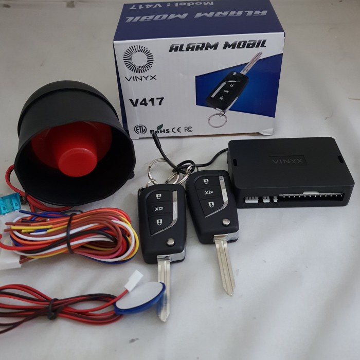Alarm Mobil Vinyx V417 Alarm Model Kunci Lipat Alarm Kunci Innova #Original