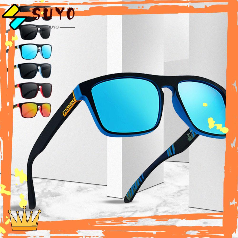 Suyo Polarized Sunglasses Klasik Bersepeda Kacamata Olahraga Luar Ruangan UV400 Shades