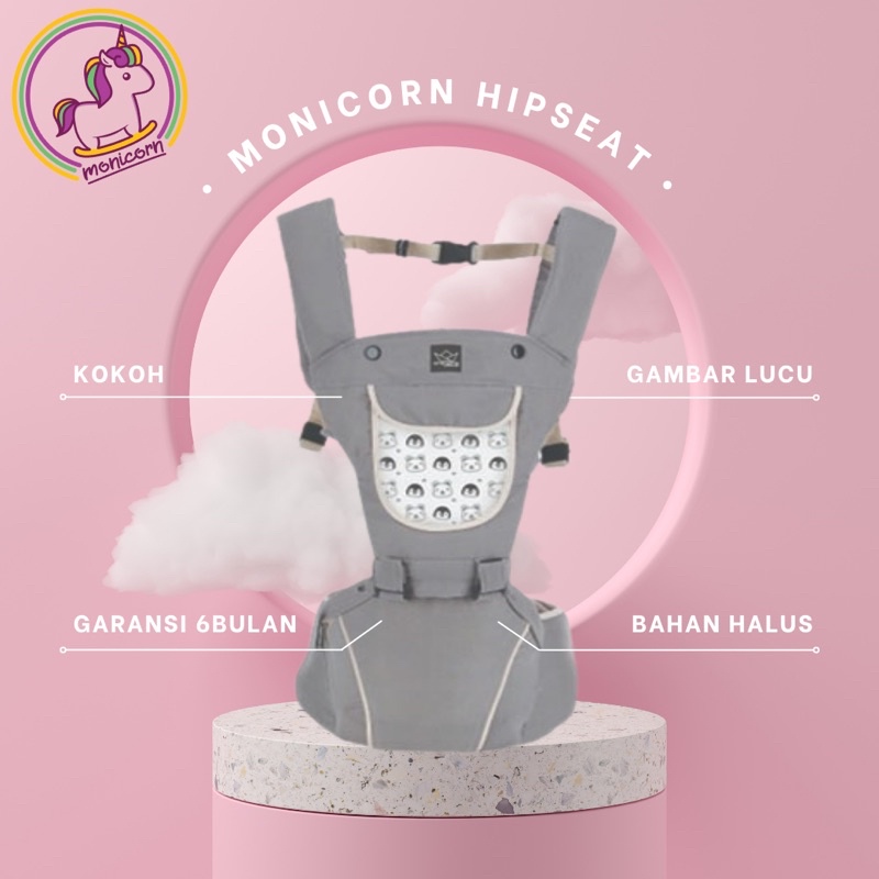 Monicorn Hipseat Pinguin Series Gendongan Bayi 7in1